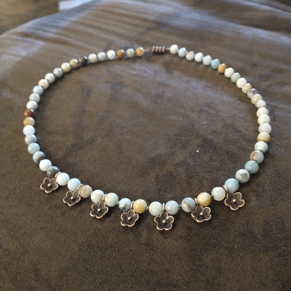 Amazonite necklace - Picture 2 of 10